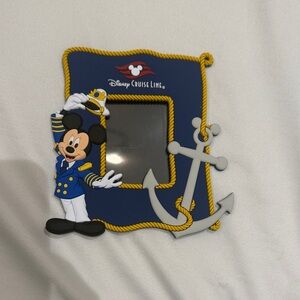 Disney Cruise Line Blue and Yellow Mickey Mouse Frame